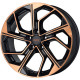Cerchi in lega Platin P 116 8.5x19 Black Copper Pol