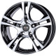 Cerchi in lega Platin P 53 6.5x16 Schwarz Poliert