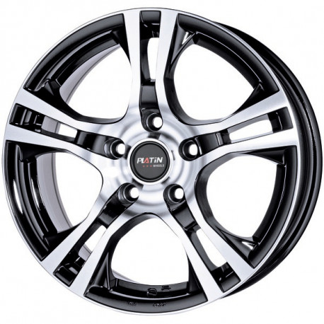 Cerchi in lega Platin P 53 6.5x16 Schwarz Poliert