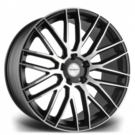 Cerchi in lega Riviera RV126 10.0x22 Satin Black Machined
