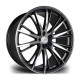 Cerchi in lega Riviera RV128 10.5x22 Matt Black Polished Lip