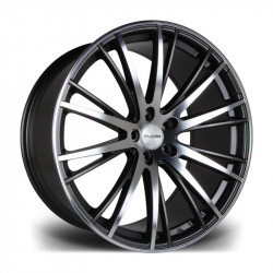 Cerchi in lega Riviera RV128 10.5x22 Matt Black Polished Lip