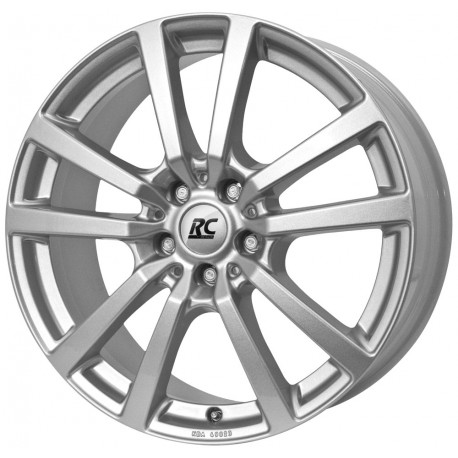 Cerchi in lega Rc Design RC25T 7.5x18 Kristallsilber (KS)