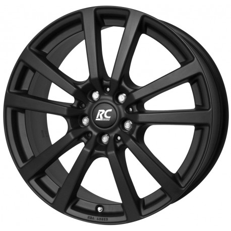 Cerchi in lega Rc Design RC25T 7.5x18 Schwarz Klar Matt (SKM)