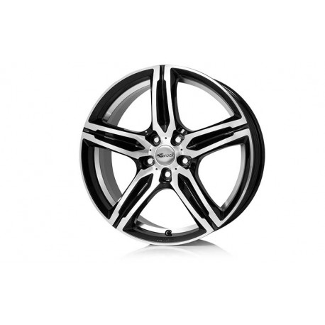 Cerchi in lega Brock B29 8.0x18 Schwarz Glanz Voll-Poliert (SGVP)