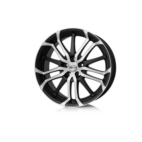 Cerchi in lega Brock B26 7.5x17 Schwarz Matt Voll-Poliert (SMVP)