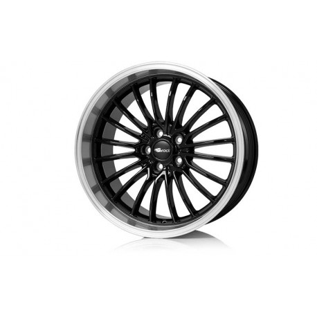 Cerchi in lega Brock B24GP 9.5x19 Schwarz Glanz Horn-Poliert (SGHP)