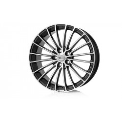 Cerchi in lega Brock B24 7.0x17 Schwarz Glanz Voll-Poliert (SGVP)