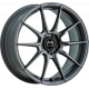 Cerchi in lega Motec MCR2-Ultralight 8.5x19 Graphite matt