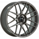 Cerchi in lega Motec MCR3-Hyper Mesh 8.0x17 Steelgrey D9