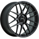 Cerchi in lega Motec MCR3-Hyper Mesh 8.0x18 Flat Black