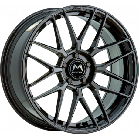 Cerchi in lega Motec MCR3-Hyper Mesh 8.5x19 Black glossy