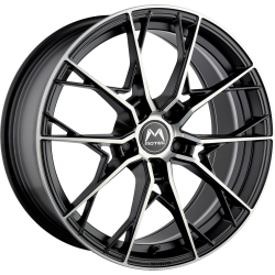 Cerchi in lega Motec MCR7-BLAZE 8.5x19 Flat Black polished