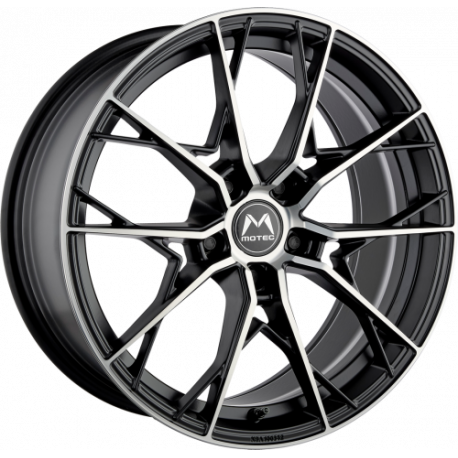 Cerchi in lega Motec MCR7-BLAZE 8.5x19 Flat Black polished
