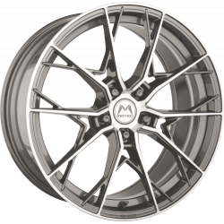 Cerchi in lega Motec MCR7-BLAZE 8.5x19 Gunmetal polished