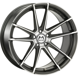 Cerchi in lega Motec Radical 10.5x20 Gunmetal polished