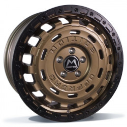 Cerchi in lega Motec MOF1-R-Cross 8.0x18 Bronze Matt Ring Flat Black