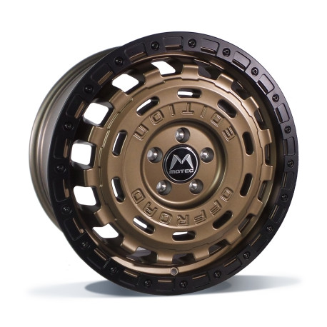 Cerchi in lega Motec MOF1-R-Cross 8.0x18 Bronze Matt Ring Flat Black