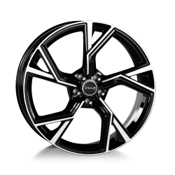 Cerchi in lega Avus AF20 8.5x19 Black polished