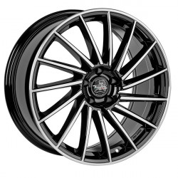 Cerchi in lega Arcasting GOTICA 8.5x20 Black Polished