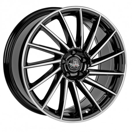 Cerchi in lega Arcasting GOTICA 8.5x20 Black Polished