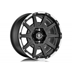 Cerchi in lega Sparco DAKAR 7.5x17 Matt Black Lip Polished+Rivets