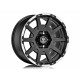 Cerchi in lega Sparco DAKAR 8.5x18 Matt Black Lip Polished+Rivets