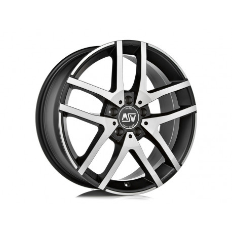 Cerchi in lega Msw 28 6.5x16 Matt Black Full Polished