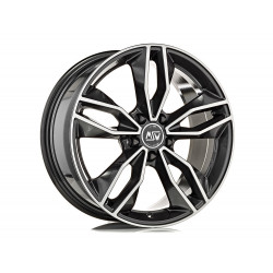 Cerchi in lega Msw 71 7.5x17 Gloss Dark Grey Full Polished