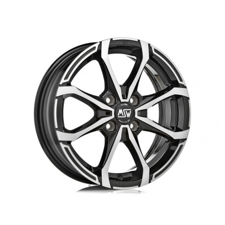 Cerchi in lega Msw X4 5.5x14 Gloss Black Full Polished