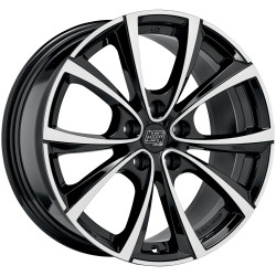 Cerchi in lega Msw 27T 9.5x19 Gloss Black Full Polished