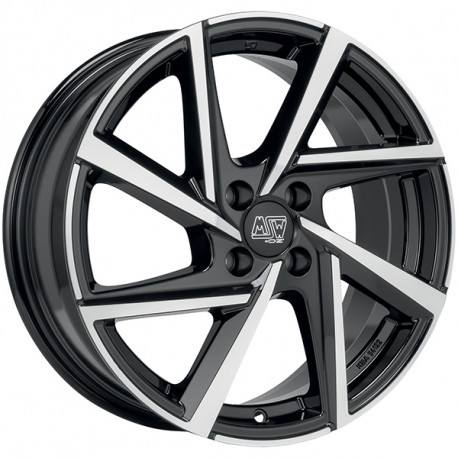 Cerchi in lega Msw 80-4 5.0x17 Gloss Black Full Polished