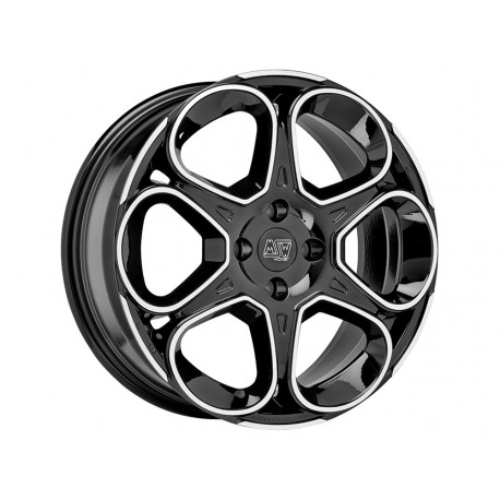 Cerchi in lega Msw 83 7.0x17 Gloss Black Full Polished