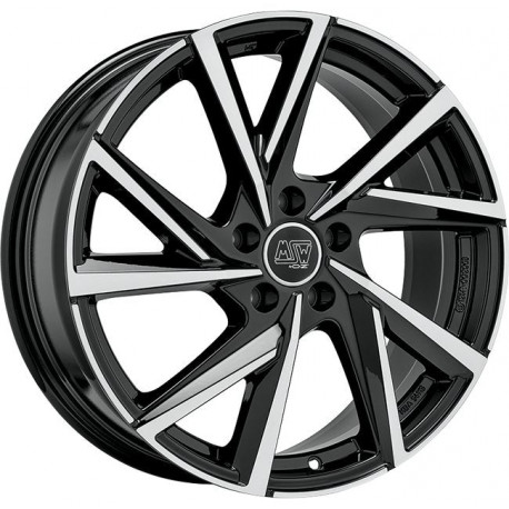 Cerchi in lega Msw 80-5 6.5x18 Gloss Black Full Polished