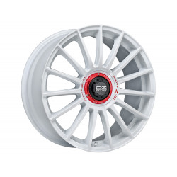 Cerchi in lega OZ SUPERTURISMO EVOLUZIONE WRC 8.0x18 Race White Red Lettering
