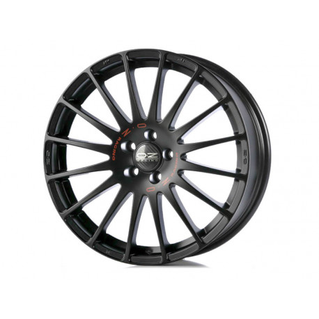 Cerchi in lega OZ SUPERTURISMO GT 6.0x14 Matt Black Red Lettering