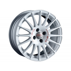 Cerchi in lega OZ SUPERTURISMO GT 6.0x14 Race White Red Lettering