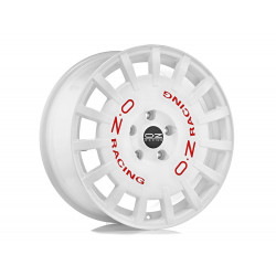 Cerchi in lega OZ RALLY RACING 8.0x18 Race White Red Lettering