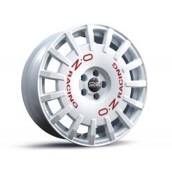 Cerchi in lega OZ RALLY RACING 8.0x19 Race White Red Lettering