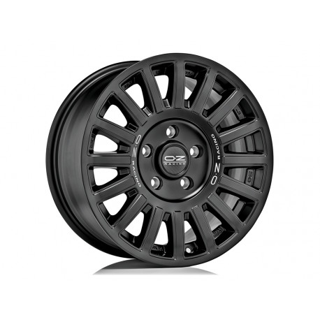 Cerchi in lega OZ RALLY RAID 8.0x17 Matt Black Silver Lettering