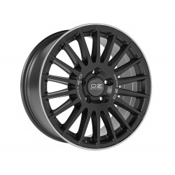 Cerchi in lega OZ RALLY DESERT 8.0x18 Matt Black Silver Let. Diamond Lip