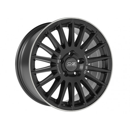 Cerchi in lega OZ RALLY DESERT 8.0x18 Matt Black Silver Let. Diamond Lip