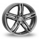 Cerchi in lega 2DRV WH11 7.5x17 Daytona Grey Full Painted