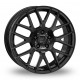 Cerchi in lega 2DRV WH26 9.0x20 Black Glossy Painted