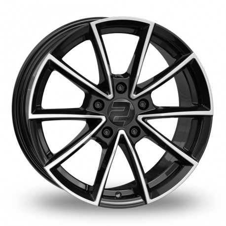 Cerchi in lega 2DRV WH28 8.5x19 Black Full Machined