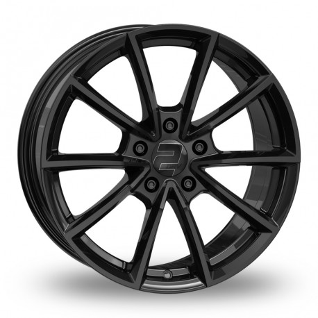 Cerchi in lega 2DRV WH28 8.0x19 Black Glossy Painted