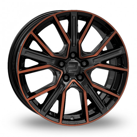 Cerchi in lega 2DRV WH34 7.5x17 Black Copper Full Machined