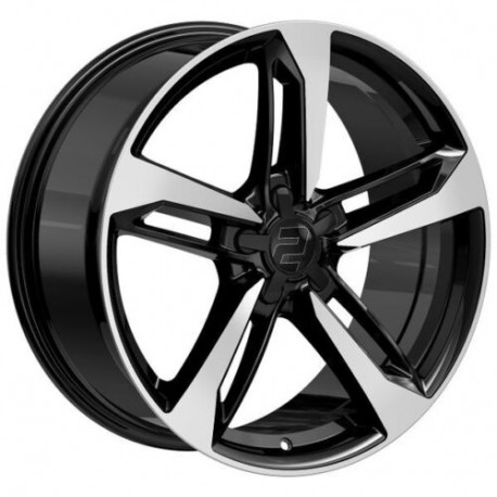Cerchi in lega 2DRV WH36 8.0x18 Black Full Machined