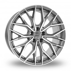 Cerchi in lega 2DRV WH37 8.0x18 Daytona Grey Full Machined