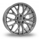 Cerchi in lega 2DRV WH37 8.0x18 Daytona Grey Full Painted